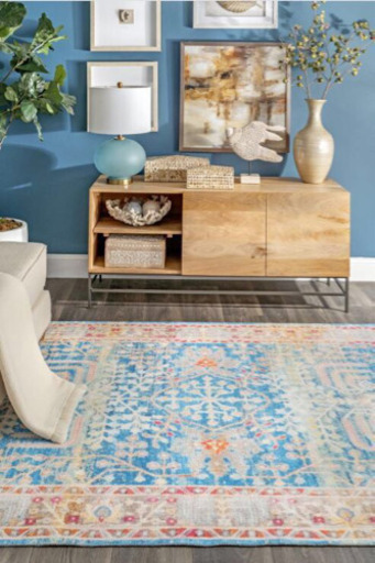 【未使用】オリエンタル柄　ヴィンテージラグ　元値5万円