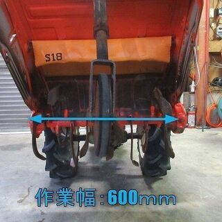 クボタ 耕運機 K850 スーパー直噴ディーゼル 8.5馬力 ロータリー 作業幅 600mmの画像