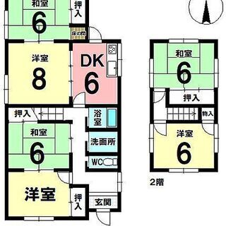 ペット多頭飼いOK！使い方自由！広々5LDKルームシェア可！屋内外DIY可！事務所、倉庫、シェアハウス、転貸可　★敷金礼金無し！管理費、共益費無し！仲介手数料無し！更新料無し！★  - 豊橋市