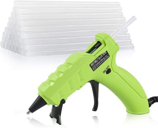 ☆グルーガン 小型 50W スティック50本付き 強力粘着 補修 DIY趣味☆
