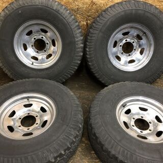 【BFGoodrich 33X9.50R15LT】【トヨタ ランクル60 ナローボディ 純正メッキスチールホイール 15インチ 6J6HPCD139.7-6】 40 70等(VTC253MS) クレジットカード QR決済可能