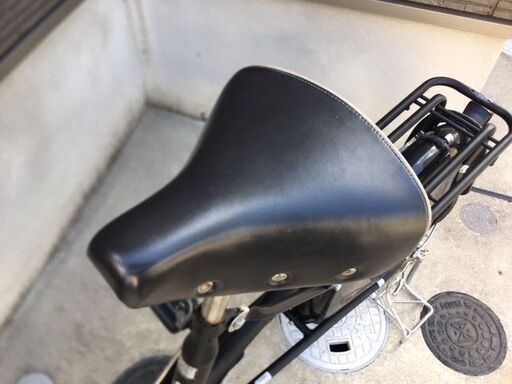 電動ではありません！?美車?完全整備品！?ブリヂストン　アンジェリーノ　子供乗せ自転車　20インチ　3人乗り　黒　一般車