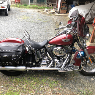 ハーレーダビットソンFLSTC100周年記念モデルの画像