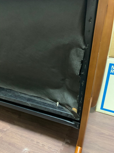 カリモク60  Kチェア　2シーター　スタンダードブラック
