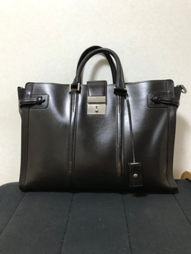 万双　ビジネスバッグ　ブライドルレザー