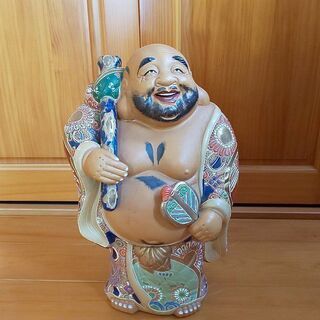 九谷焼　布袋尊像　七福神　縁起物　アンティーク