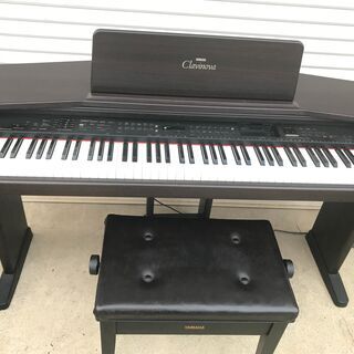 B-788【中古品/動作確認品】YAMAHA Clavinova デジタルピアノ CVP-85 椅子付 ピアノ 電子ピアノ 鍵盤楽器 の画像