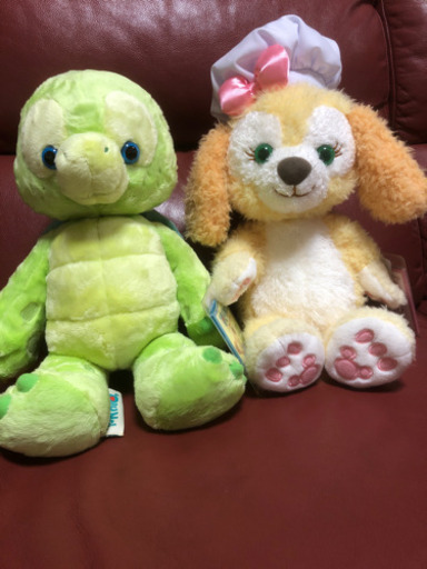 ディズニー　ダッフィーフレンズ　クッキーアン＆オルメルぬいぐるみ