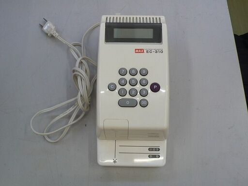 【直接取引歓迎】ＭＡＸ 電子チェックライター EC-310