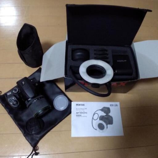デジタル一眼レフ　PENTAX Ｋ-30 リングフラッシュ？