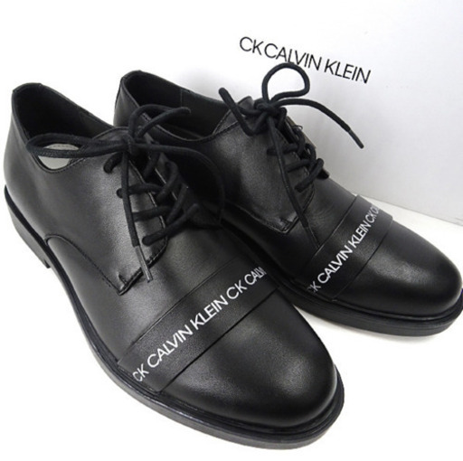 ★超希少★新品未使用★カルバンクライン ロゴバンド レザー シューズ 27センチ