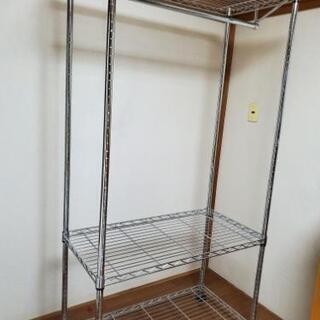 ♪︎お譲り先が決まりました♪︎スチールラック W91×D46×H174  ポール直径25㎜の画像