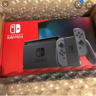新品未使用！ニンテンドースイッチ　グレー