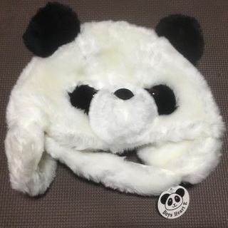 【パンダ好きにはたまらない絶版稀少品・新品Heart Eのロリータ帽】帽子・ヘッドレストシートカバー・子供から大人まで活用は様々です、の画像