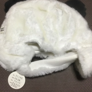【パンダ好きにはたまらない絶版稀少品・新品Heart Eのロリータ帽】帽子・ヘッドレストシートカバー・子供から大人まで活用は様々です、の画像
