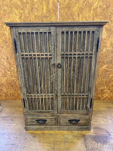 1017-1  アンティーク　収納家具
