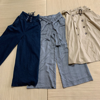 ワイドパンツ、スカート