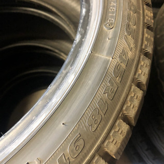 225/45R18バリ溝2018年製美品4本セット❣️クラウン　マークX レガシィ　オデッセイ　レクサスHS等に 225/45R18バリ溝2018年製美品4本セット❣️クラウン マークX