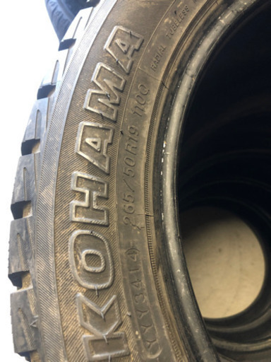 265/50R19稀少バリ溝4本セット❣️アウディ　BMW X5X6 ポルシェカイエン等に