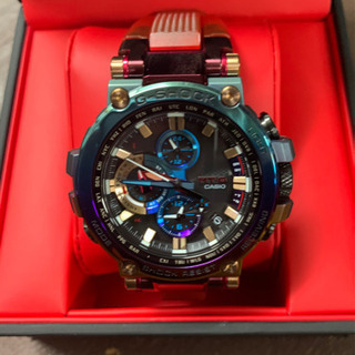 新品同様 限定 G-SHOCK MTG-B1000VL-4AJR 火山雷 レッド 35歳か【MTG-B1000VL-4AJR】そもそも35歳じゃなくね、見た目