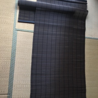 室内外で使える木目調すだれ　2本セットの画像