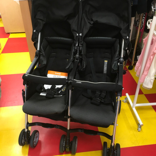 二人乗りベビーカー　コンビ ツインスピンGC