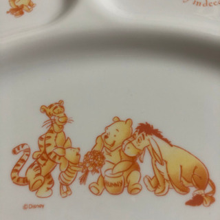 ディズニープーさん プレート皿の画像