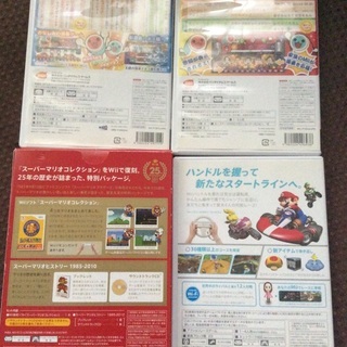 【人気ソフト4本セット】Wii 太鼓の達人 マリオの画像