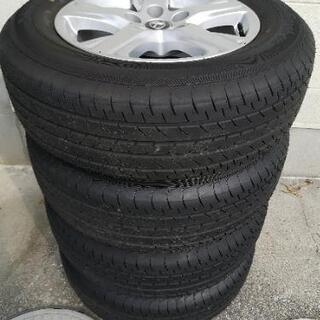 30ヴェルファイア純正アルミホイール、タイヤの画像