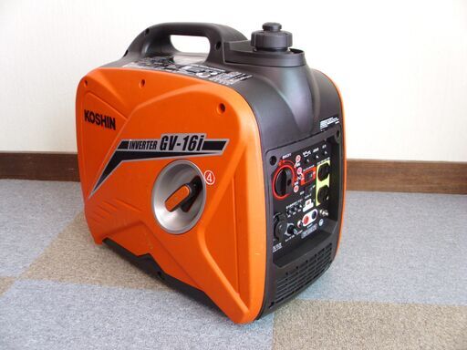 KOSHIN 工進 GV-16i インバーター発電機 【良品】☆停電 災害 キャンプ アウトドア☆