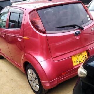 ご自宅付近に納車！車検付きＨ２０年スバルＲ２赤、キーレス、ＨＩＤライト、ホグライト、フル装備の画像