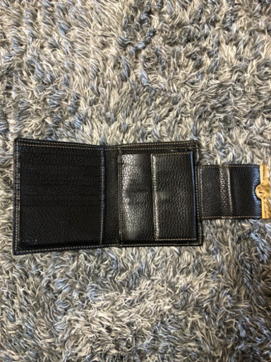 ♪美品  GUCCI二つ折り財布 ブラック