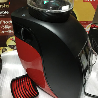 ネスカフェ バリスタ  シンプル レッド 中古 見た目綺麗の画像