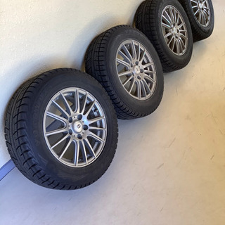 終了しました　スタッドレス　アルミホイール　215/65/R16...