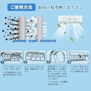 エアコン、空気清浄機用ウィルス消滅フィルターの画像