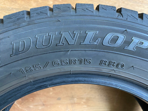 185/65R15・スタッドレスタイヤ4本セット・8分山　中古