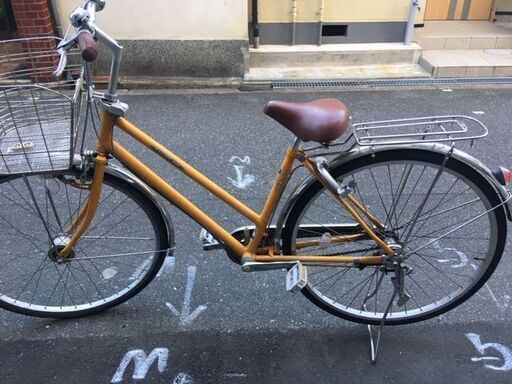 無料配達地域あり、税込11,800円、ミヤタのアルミフレーム、27インチ、内装3段変速、オートライト付きの中古自転車、自転車出張修理店グッドサイクルが出品