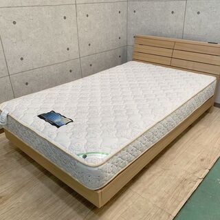 急募★6*8 セミダブル ベッドフレーム マットレス 関家具 すのこベッド ドリームベッド ドリーミー 212 F1-N アレルリーフ ポケットコイル