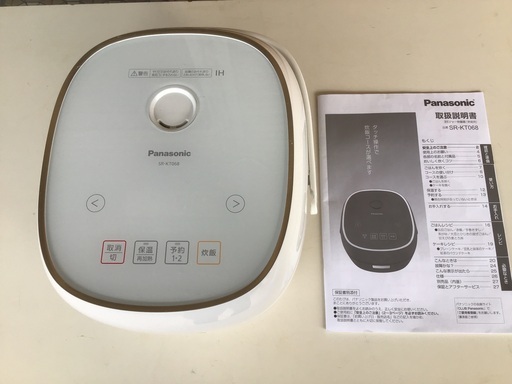 パナソニック　IHジャー炊飯器　SR-KT068 2018年製