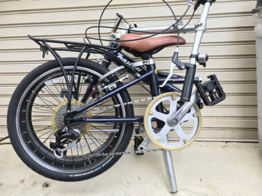 整備済中古折り畳み自転車 ダホン インパルス 8s kinetixホイールカスタム