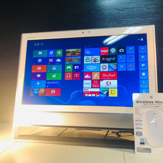 WIN8★薄型NEC★Wi-Fi☆1000G★DVD書込対応★vn370/M