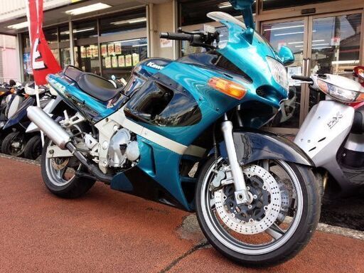 NO.3489　ＺＺＲ４００　Ｎ型　水冷４サイクル４気筒　グリーン／ブラック　☆彡