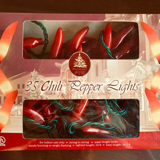【売却済】★値下35球 Chili Pepper Lights
