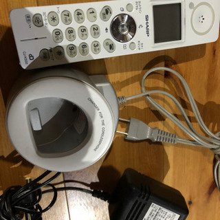 シャープ　電話　子機の画像