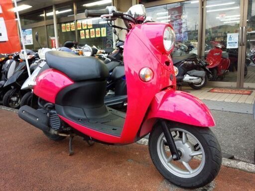 NO.3493　ビーノ（ＶＩＮＯ）　水冷４サイクル　ＦＩ車　ピンク＆ブラック　☆彡