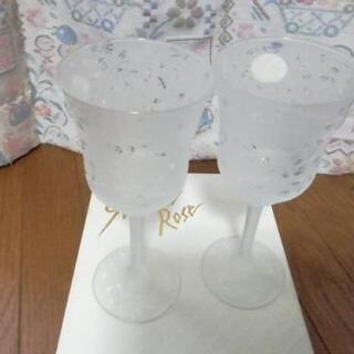 ワイングラス　Stained Rose の画像