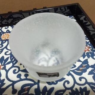 クラフト　バイロン　冷酒用ガラス徳利とお猪口の画像