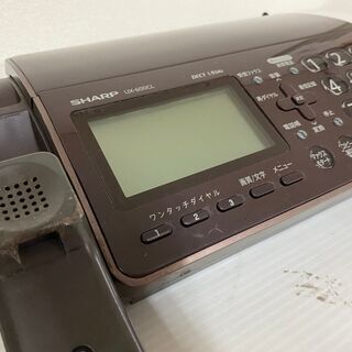 【SHARP】 シャープ  デジタルコードレスファクシミリ 電話機 子機つき  UX-600CL の画像