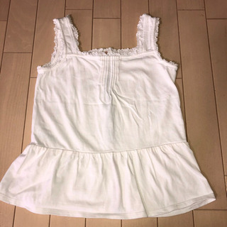 【値下げ】BURBERRY   CHILDRENキッズキャミソール白150cmの画像