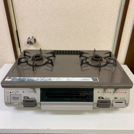 【リンナイ 】水無片面焼きガスコンロ RT64JH-L 2019年製2B-087